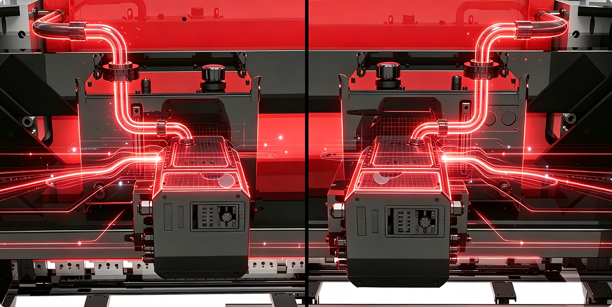 Independent Dual-Servo Closed-Loop Drives: Separate Left/Right Control for Synchronized Wide-Span Bending