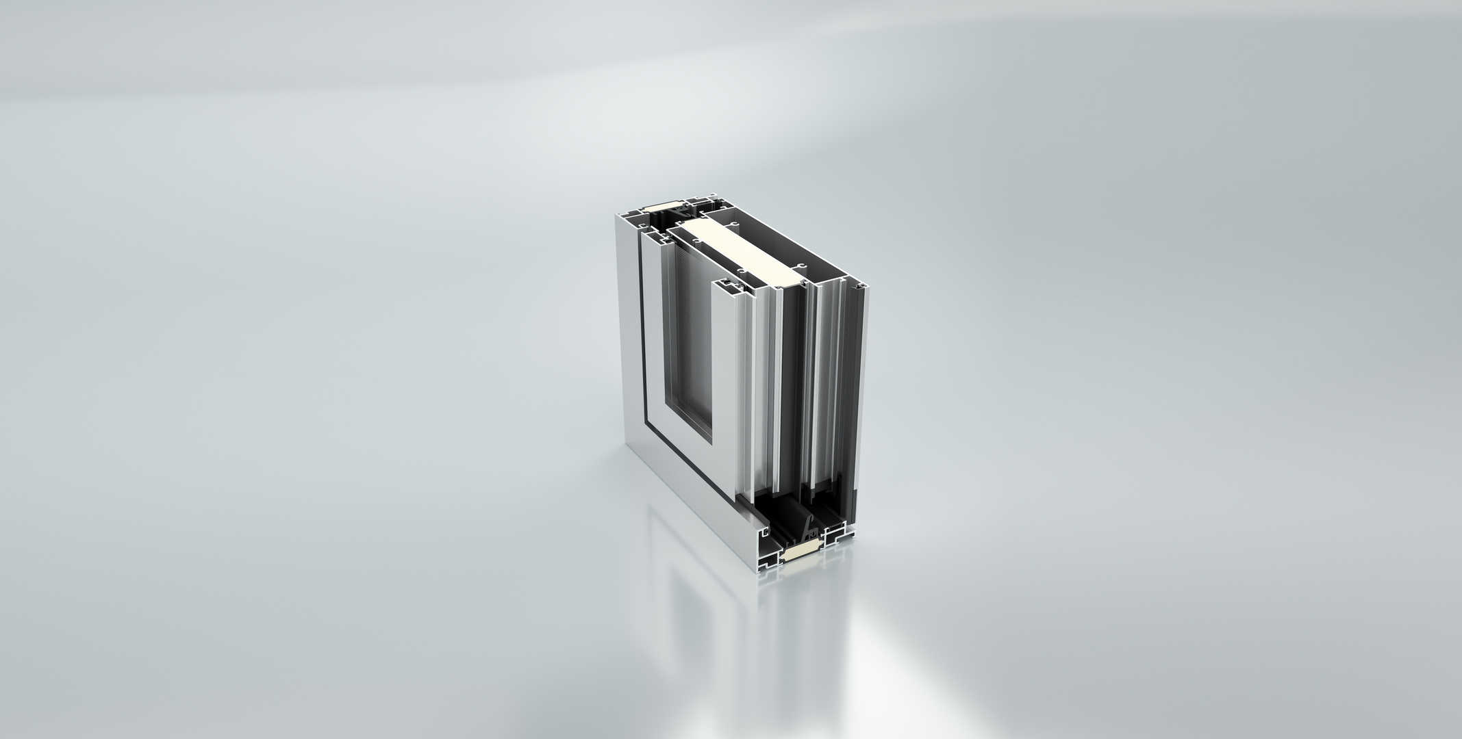 Slim Frame Vent Window with Integrated Screen main image with features