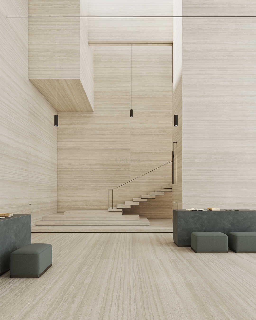 意大利普利亚米白洞石