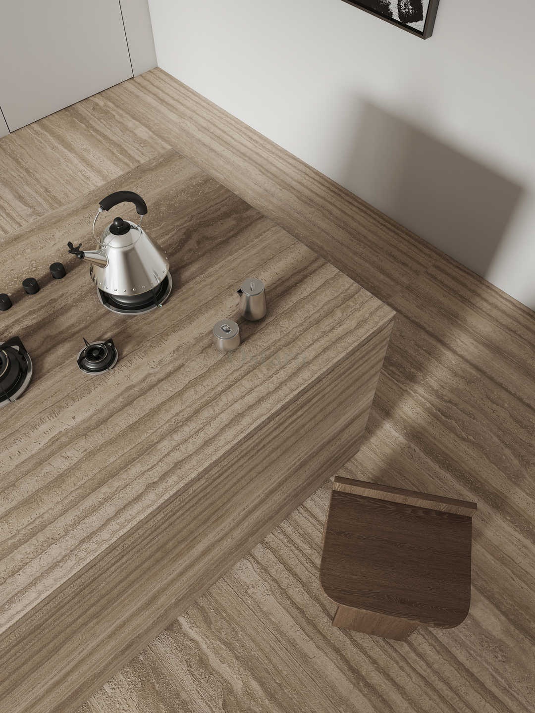 意大利普利亚棕洞石